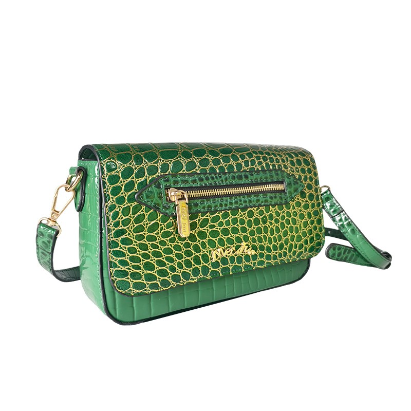 MEL JUN Crocodile bag 2024 new women's bag chain bag simple senior sense all stylish single shoulder crossbody bag