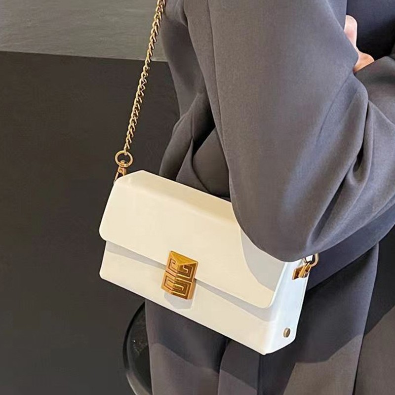 MEL JUN Simple senior bag women 2024 spring/summer Korean fashion chain small square bag French niche diagonal shoulder bag