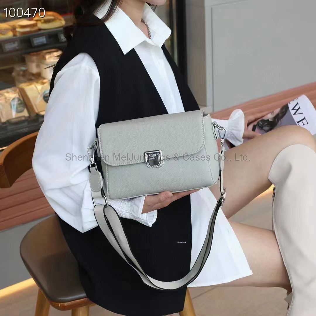 MEL JUN New women's bag new leather crossbody bag female everything temperament goddess head layer cowhide shoulder handbag female