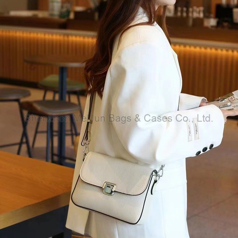 MEL JUN New women's bag new leather crossbody bag female everything temperament goddess head layer cowhide shoulder handbag female