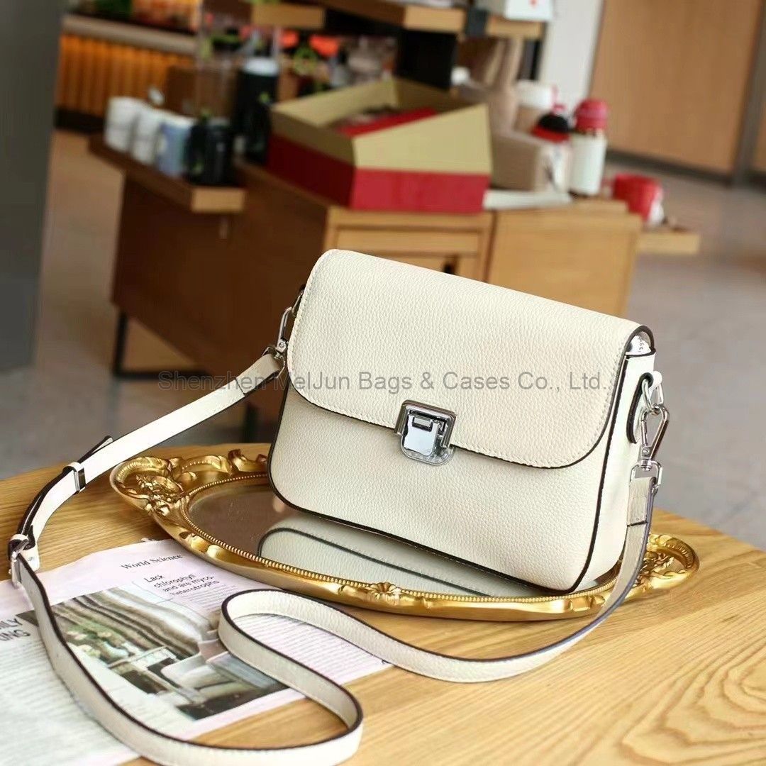 MEL JUN New women's bag new leather crossbody bag female everything temperament goddess head layer cowhide shoulder handbag female