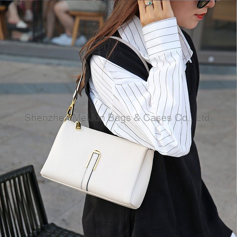 Genuine leather Small bucket bag Leather mobile phone bag Retro trend women's small bag all casual crossbody bag