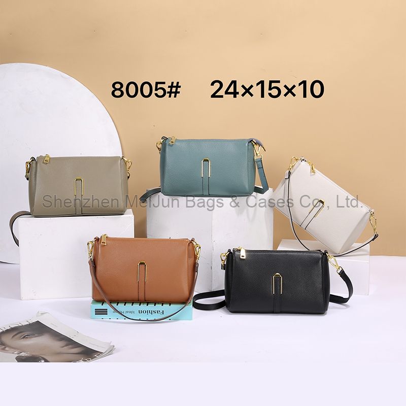 Genuine leather Small bucket bag Leather mobile phone bag Retro trend women's small bag all casual crossbody bag