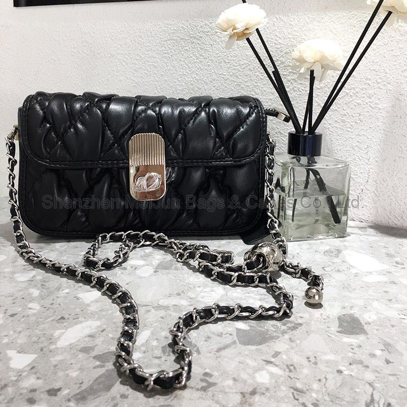 MEL JUN Senior handbag women 2024 new niche design single shoulder crossbody bag diamond chain bag