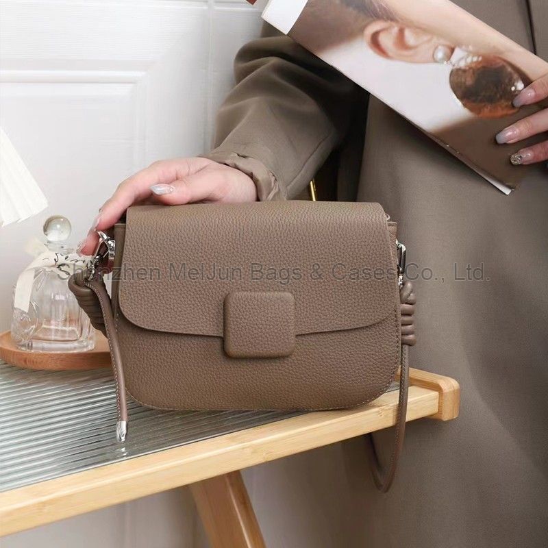 MEL JUN Macaron single shoulder crossbody small square bag for women 2024 spring/summer new solid color crossbody bag Korean version all-match female bag