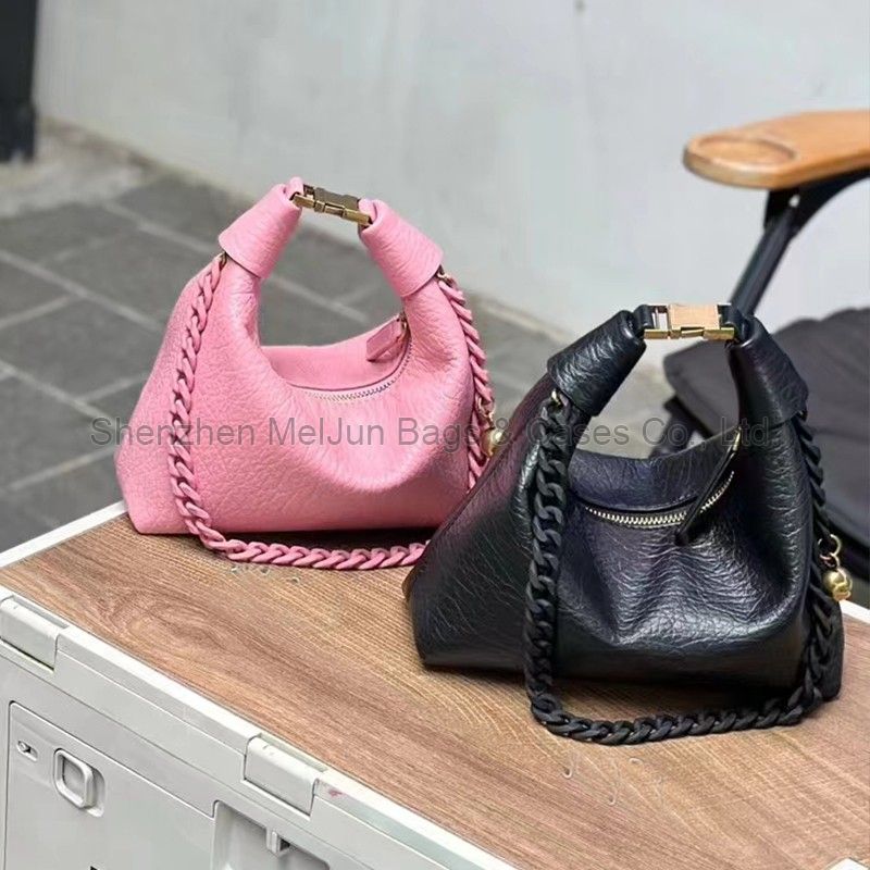 MEL JUN Bag Ladies 2024 new niche design chain single shoulder crossbody bag senior texture commuter dumpling bag