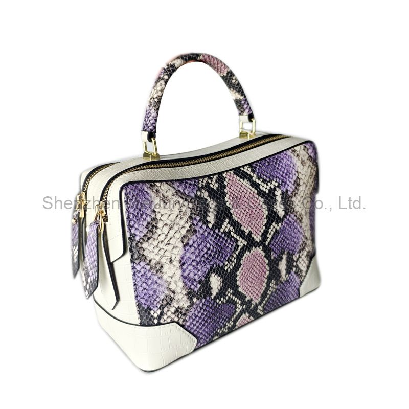 MEL JUN Fashion women's snake print shoulder handbag Women's bag new design crossbody snake bag