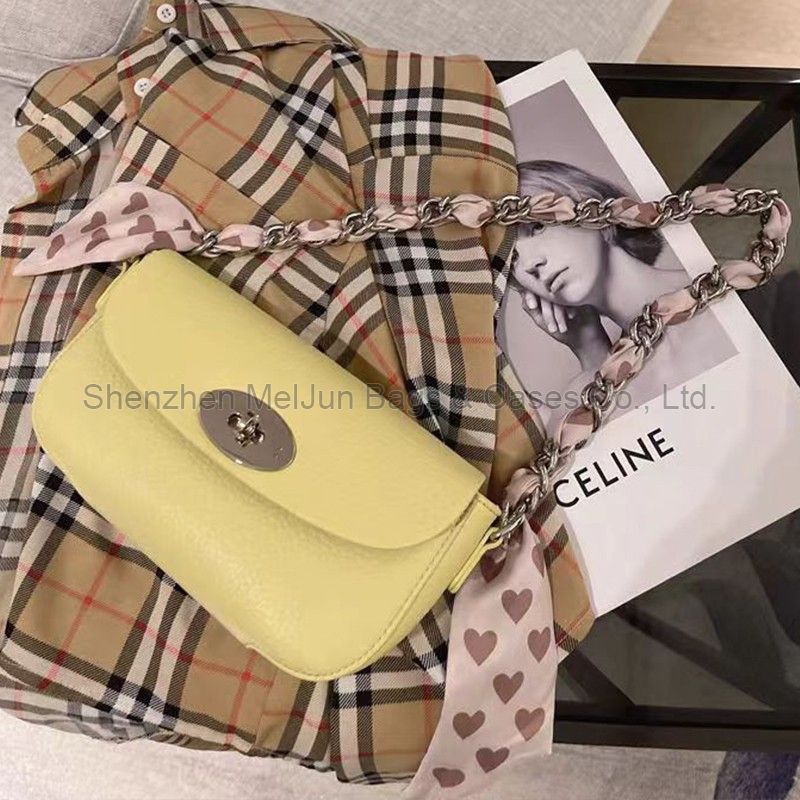 MEL JUN Premium Genuine leather small square Bag 2024 new fashion chain commuter single shoulder crossbody niche mini mobile phone bag women's bag